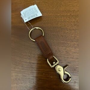 NWT Coach trigger snap key ring